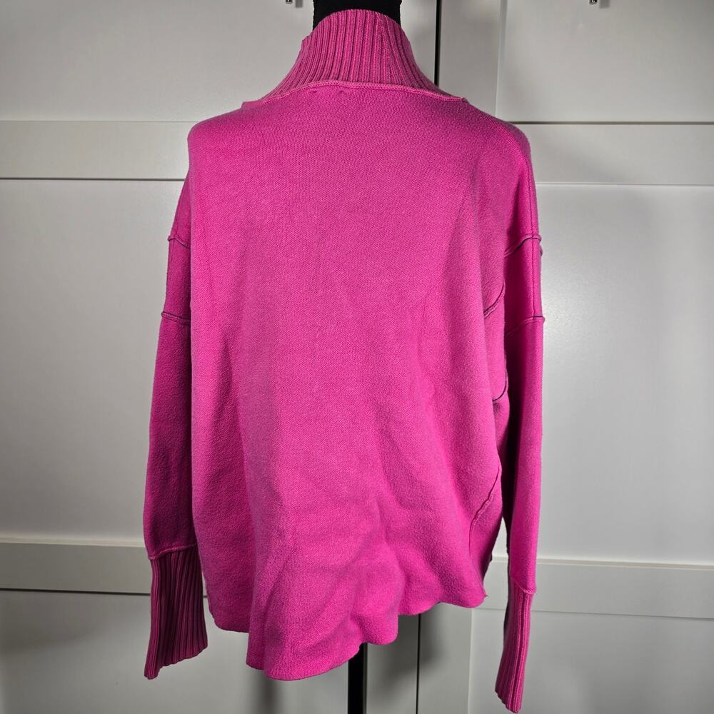 Anthropologie Maeve Logan Embroidered Heart Turtleneck Sweater. Size M. Retails - Picture 4 of 10